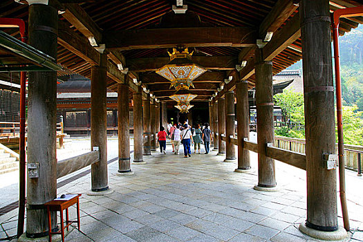 世界文化遗产－－日本清水寺长廊