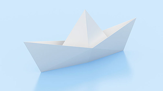 纸船,插画