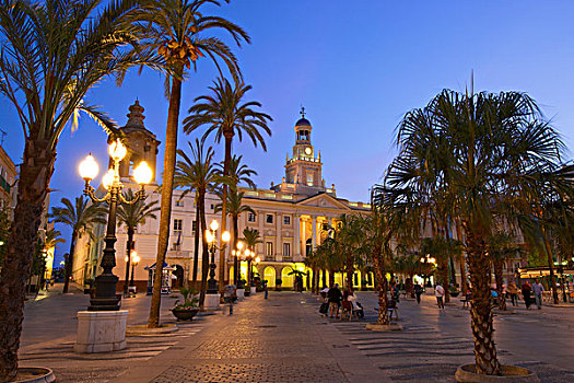 广场,圣胡安,市政厅,哥斯达黎加,安达卢西亚,西班牙,欧洲