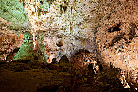室内,洞穴,卡尔斯巴德洞穴,新墨西哥