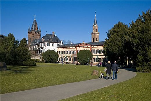 城堡,王子,市政厅,巴登符腾堡,德国,欧洲
