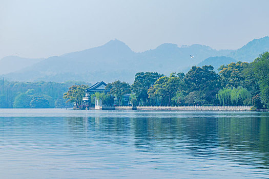 杭州西湖风光西湖国宾馆