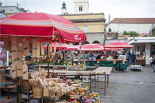 市场,萨格勒布,克罗地亚