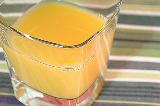 玻璃,橙汁