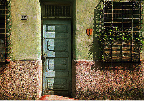 建筑,入口,古巴
