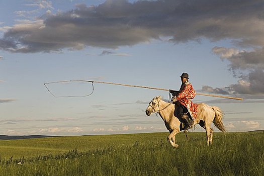 骑手,内蒙古,中国