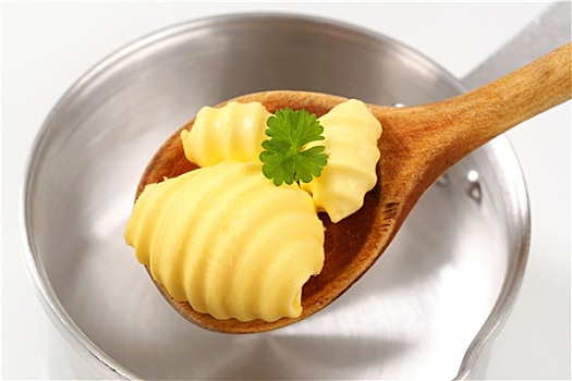 黄油卷,木勺