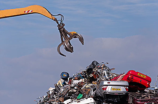 废料,金属,废品堆放场