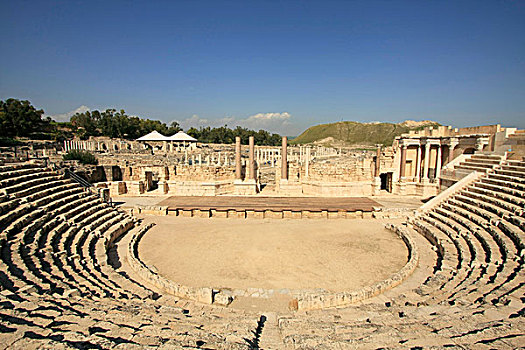遗址,罗马剧场,以色列