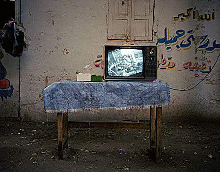 电视,后院,开罗