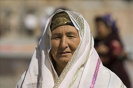 乌兹别克,女人,撒马尔罕,乌兹别克斯坦