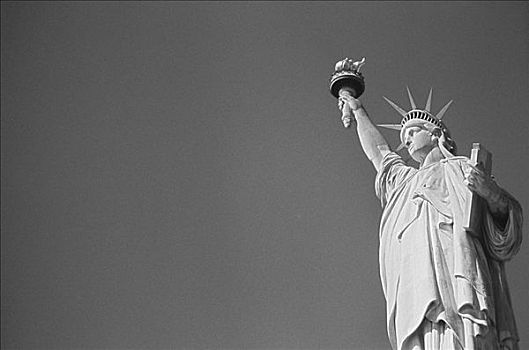 仰视,雕塑,自由女神像,纽约,美国