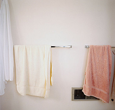 毛巾,悬挂,浴室