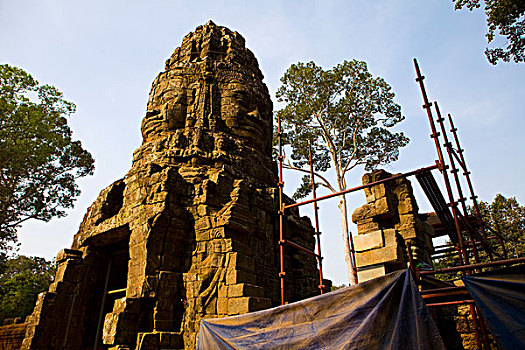 柬埔寨吴哥塔普伦神庙