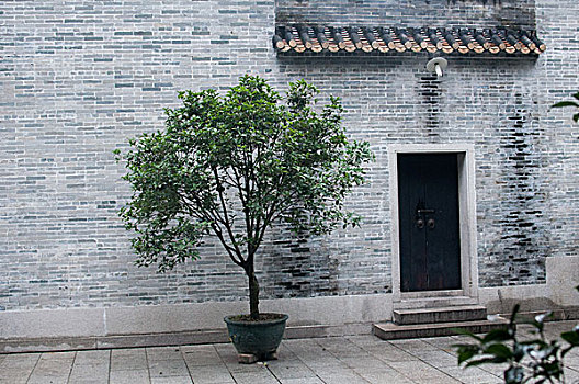 中国风古祠堂建筑