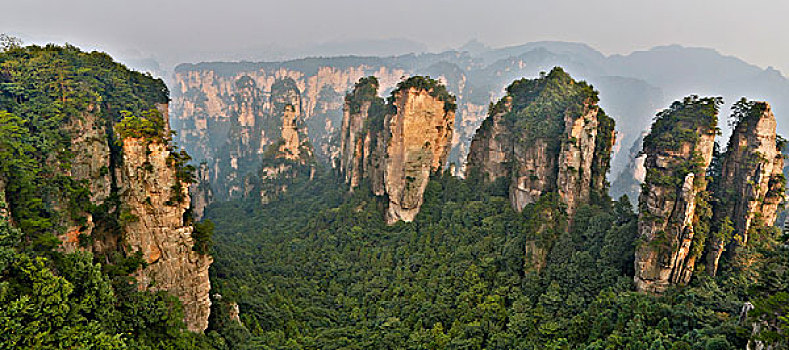 山,五陵塬,地区,风景,许多,顶峰,展示,大幅,尺寸