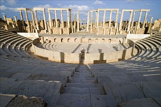罗马剧场,莱普蒂斯马格纳,利比亚,世界遗产