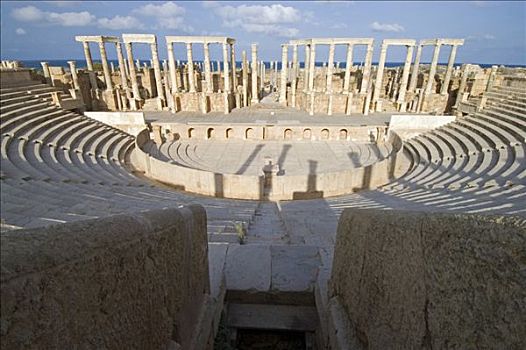 罗马剧场,莱普蒂斯马格纳,利比亚,世界遗产