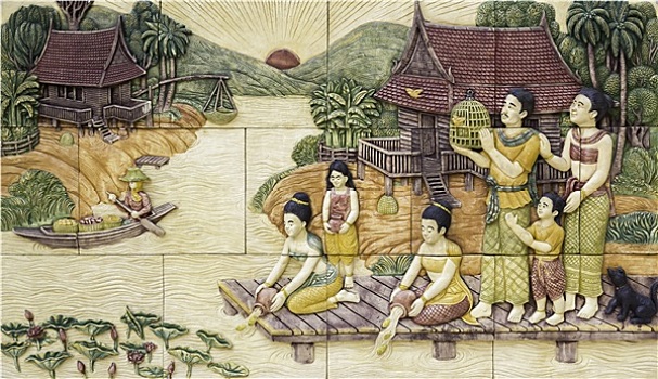 泰国文化,石刻