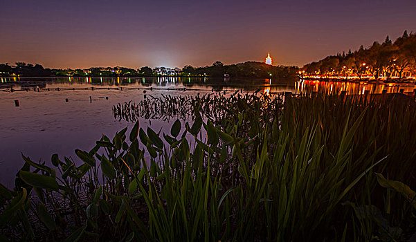 杭州西湖夜景