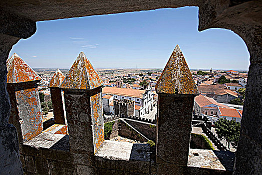 城齿,城垛,城堡,城市,葡萄牙,2009年
