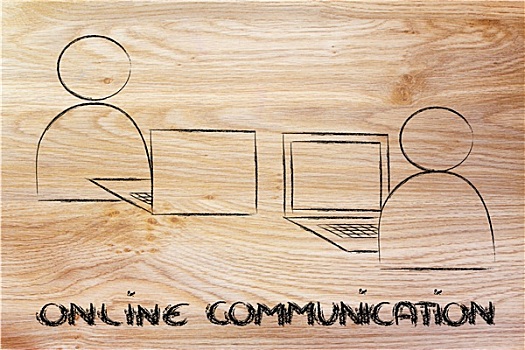 上网,沟通