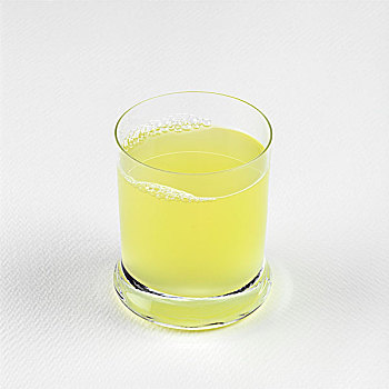 玻璃杯,菠萝汁