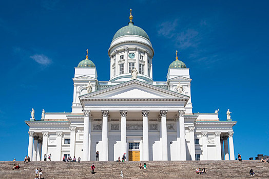 赫尔辛基,大教堂,参议院,芬兰,欧洲