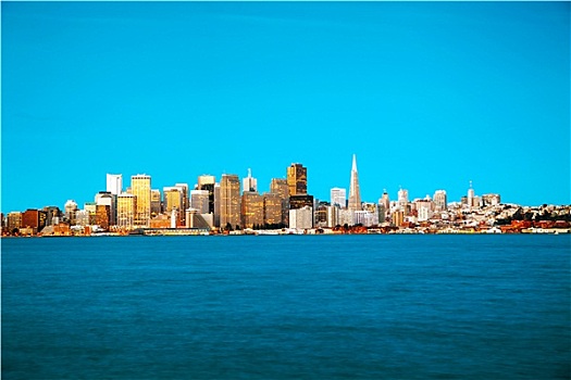 旧金山,城市,风景,金银岛