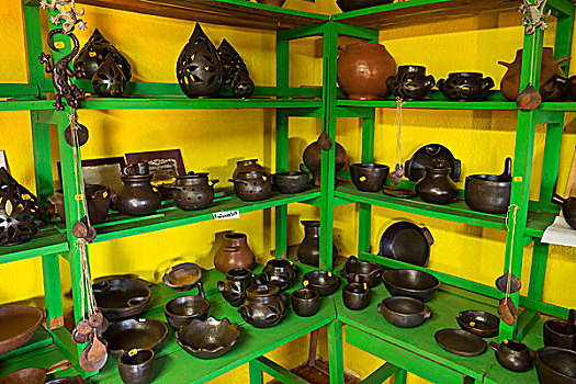 传统,陶器,加纳利群岛,西班牙,欧洲