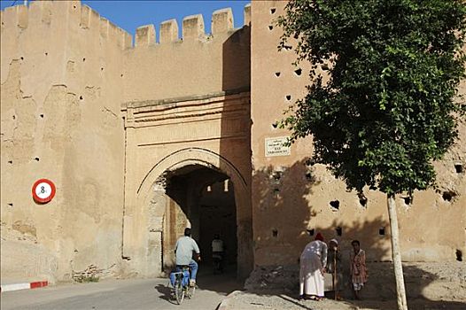 城墙,城门,摩洛哥,非洲