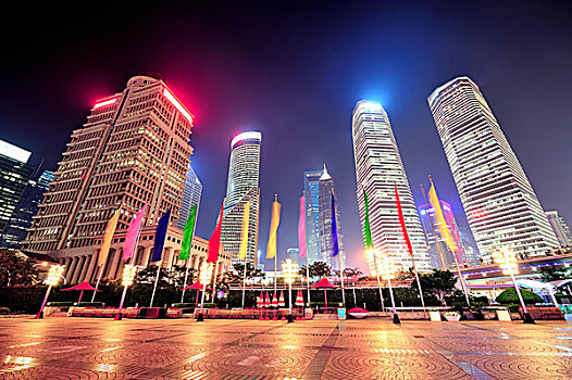 上海,城市,摩天大楼