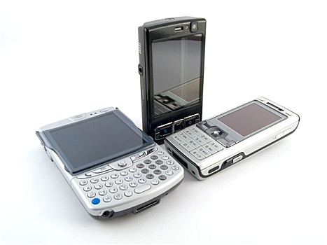 现代,手机,白色背景,背景