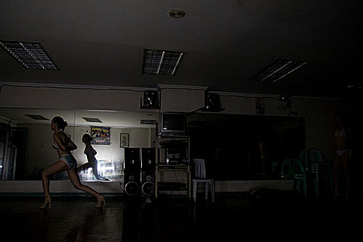 一个,美女,皇后,练习,培训,女孩,许多,6个月,走,训练,肌肉,菲律宾,2008年