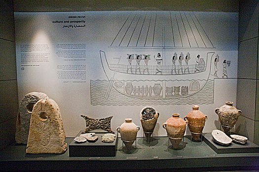 古老,陶器,运输,交易,以色列,国家博物馆,耶路撒冷