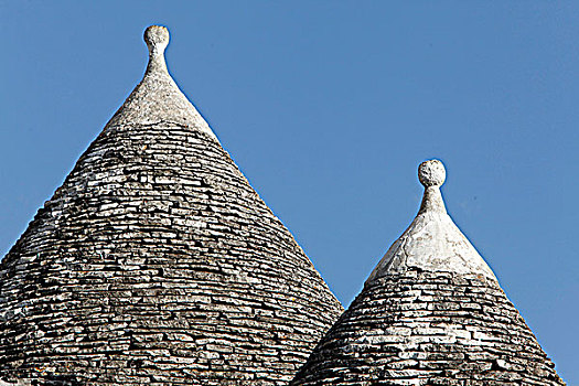 阿贝罗贝洛,锥形石灰板屋顶
