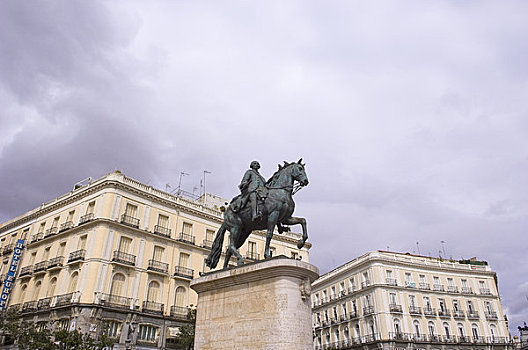 雕塑,建筑,马德里,西班牙