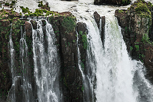 瀑布,公园,伊瓜苏,伊瓜苏国家公园,巴西,南美