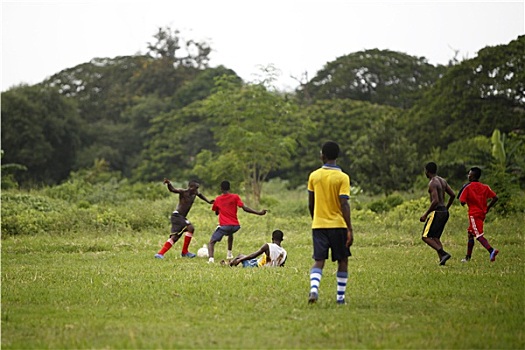 非洲,足球队,训练