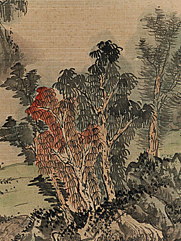 绘画,中国画,复制品,山水画