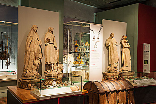 英格兰,伦敦,城市,伦敦博物馆,展示,中世纪,古器物