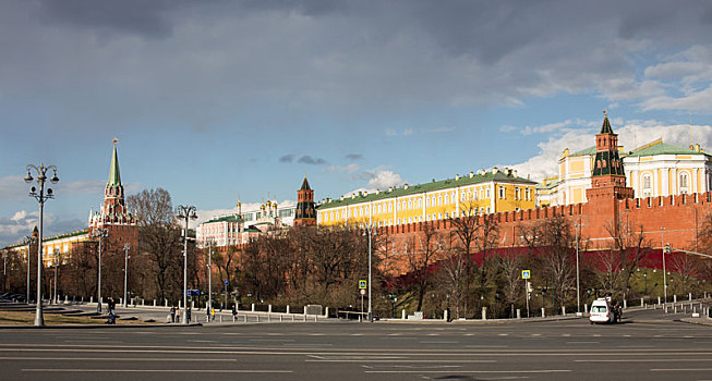 风景,莫斯科,克里姆林宫,好天气