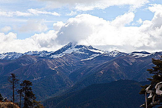 林芝,色季拉山口,南迦巴瓦峰,西藏