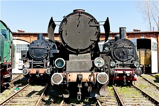 火车头,铁路,博物馆,西里西亚,波兰