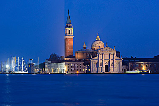 教堂,圣乔治奥,马焦雷湖,威尼斯,威尼托,意大利,欧洲