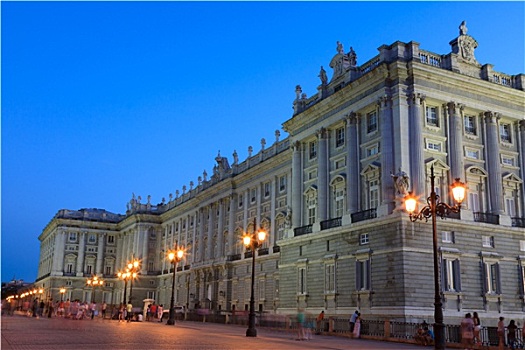 漂亮,风景,著名,皇宫,马德里,西班牙
