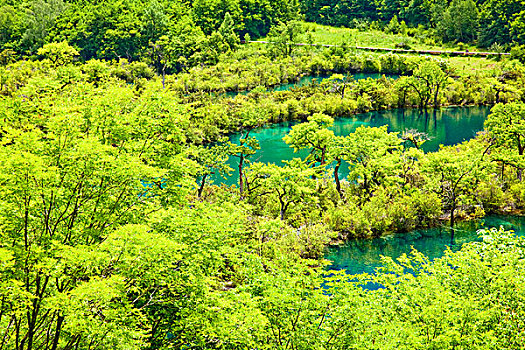 湖,四川,中国