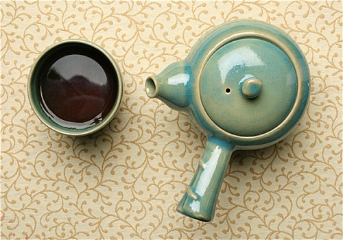 中国,茶壶,茶杯