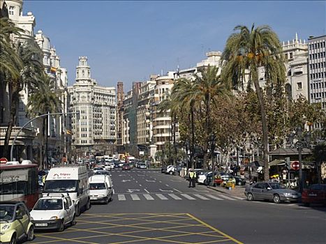 市政厅,广场,瓦伦西亚,西班牙