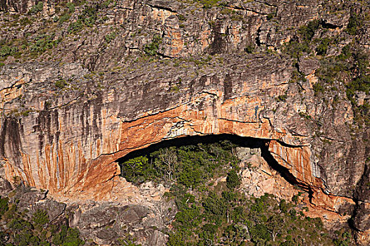 拱道,阿纳姆,陆地,悬崖,边缘,卡卡杜国家公园,北领地州,澳大利亚,俯视
